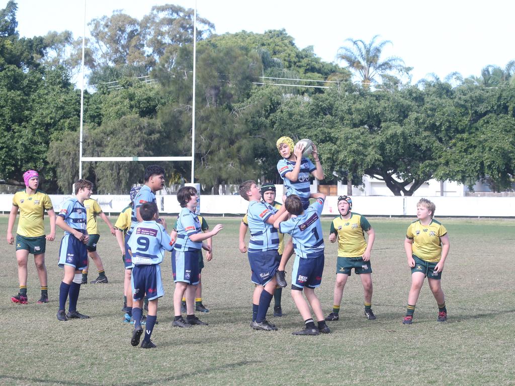 GCDRU juniors U13. Helensvale vs. Surfers Paradise. 14 July 2024 Surfers Paradise Picture by Richard Gosling