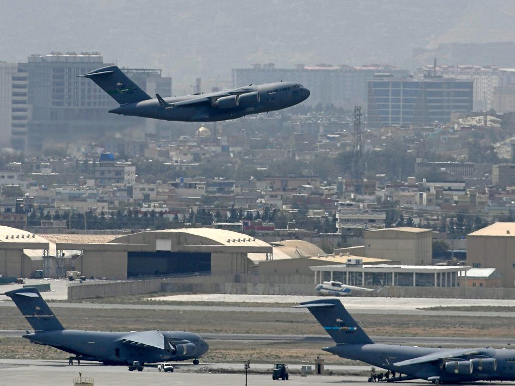 C-17s have been used to evacuate thousands out of Afghanistan. Picture: Aamir Qureshi/AFP