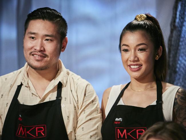 See <i>My Kitchen Rules </i>contestants David and Betty whip up a storm in the kitchen in Liverpool.