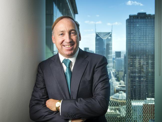 AustraliaSuper chief investment officer Mark Delaney. AustraliaSuper chief investment officer Mark Delaney in his office on Lonsdale Street in Melbourne. Mark oversees investments in Australia's largest super fund - the $85 billion AustralianSuper.Picture: Eugene Hyland