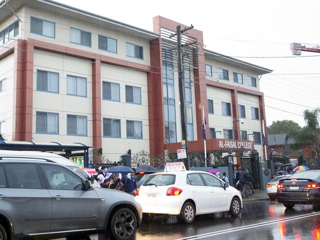 Traffic backs up at Al-Faisal College in Auburn, causing long waits through to Granville and Merrylands.