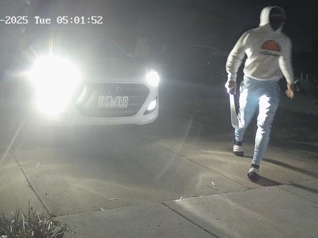 CCTV of a home invasion in Black Rock. Picture: Supplied