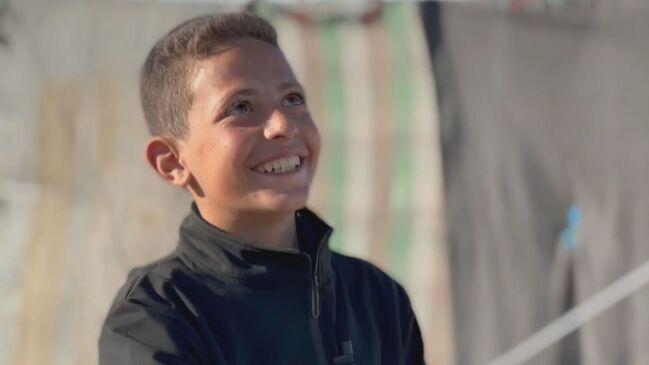 Gaza boy finds solace in kites amidst war devastation