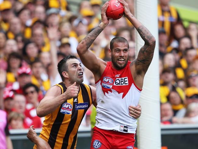 Sydney saved its poorest performance for the AFL Grand Final. Picture: Phil Hillyard