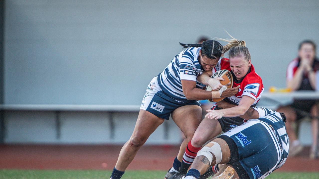 Litchfield Bears take on the Darwin Brothers in the 2023 NRL NT prelim final. Picture: Pema Tamang Pakhrin