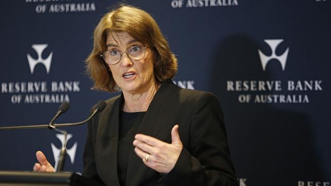 Reserve Bank governor Michele Bullock. Picture: NewsWire / John Appleyard