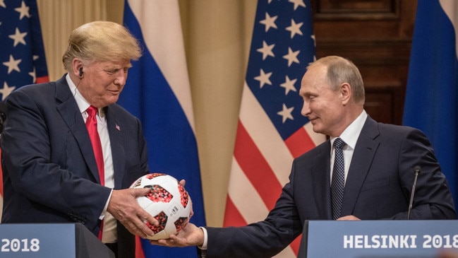 Donald Trump’s admiration for Putin has puzzled many in the West. Picture: Chris McGrath/Getty Images