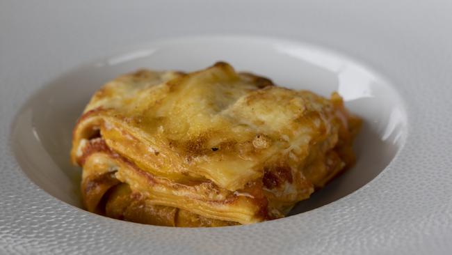 Attica’s Pumpkin and Ricotta Lasagne. Picture: Fiona Hamilton.