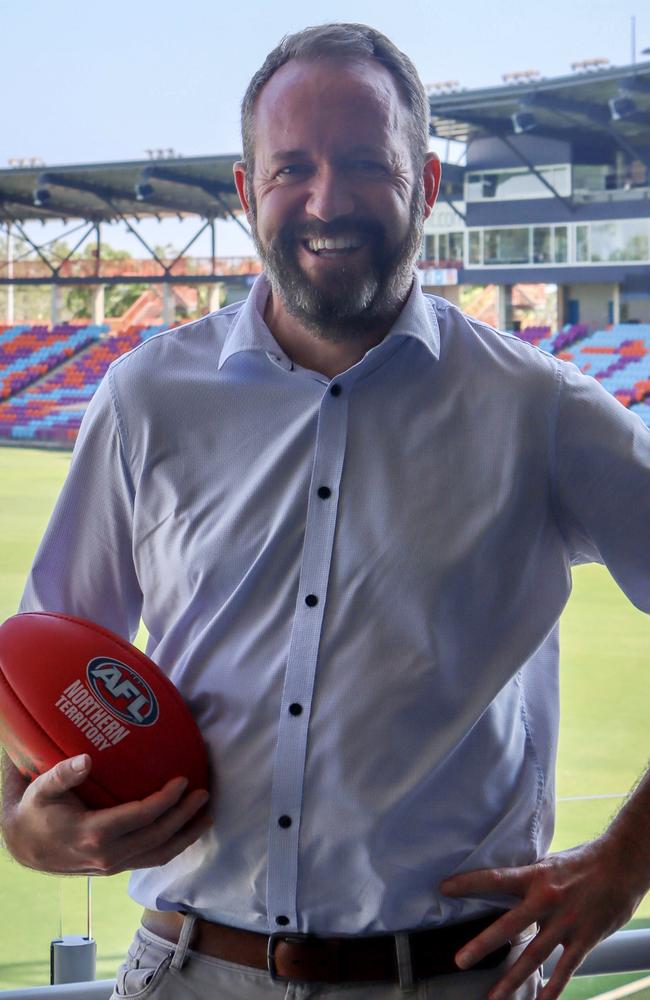 Head of AFLNT Sam Gibson ahead of the 2024-25 NTFL season. Picture: AFLNT Media