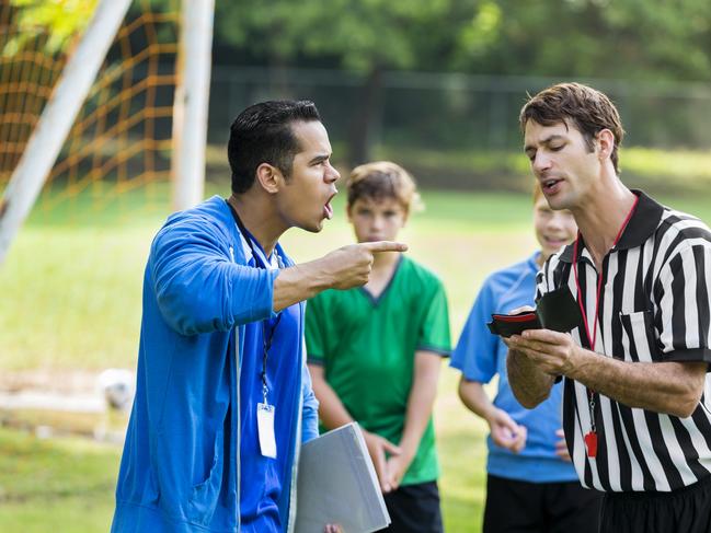 Referees are getting sick of abuse from coaches, players, parents and spectators. Stock image Picture: iStock