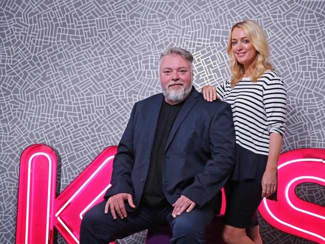 The $200m pair … Kyle Sandilands and Jackie O.