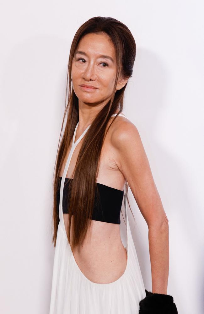 On to the other attendees! Here’s 75-year-old fashion designer Vera Wang. Picture: KENA BETANCUR / AFP