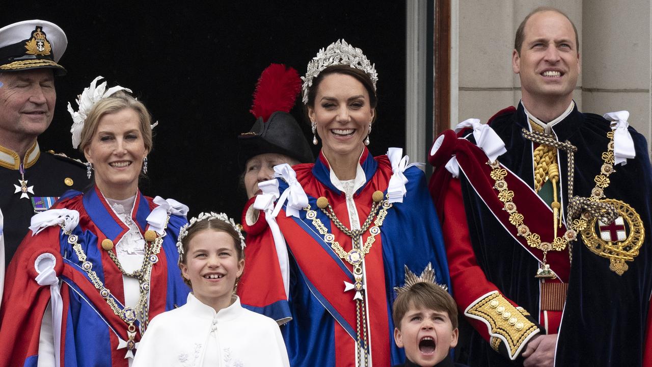 All smiles after a new King is crowned. Picture: Christopher Furlong/Getty