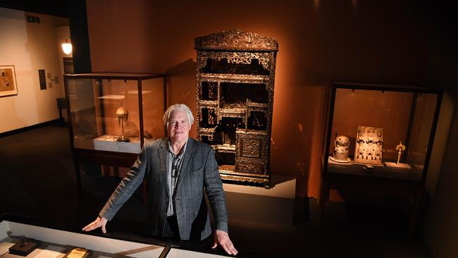 Nat Williams curator of Wonders at the SA Museum, designed to celebrate the museum’s 165th birthday. Picture: Tom Huntley