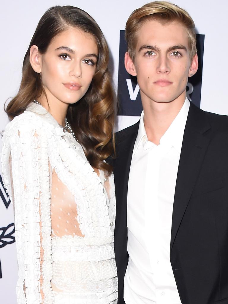 Kaia and Presley Gerber. Picture: Getty Images