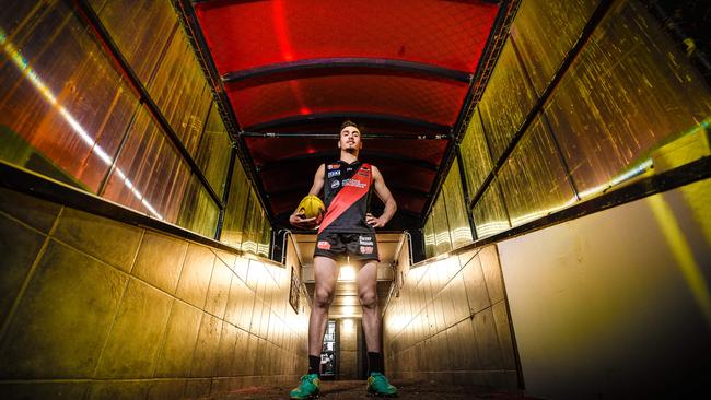 Izak Rankine at Richmond Oval. (AAP/Roy VanDerVegt)