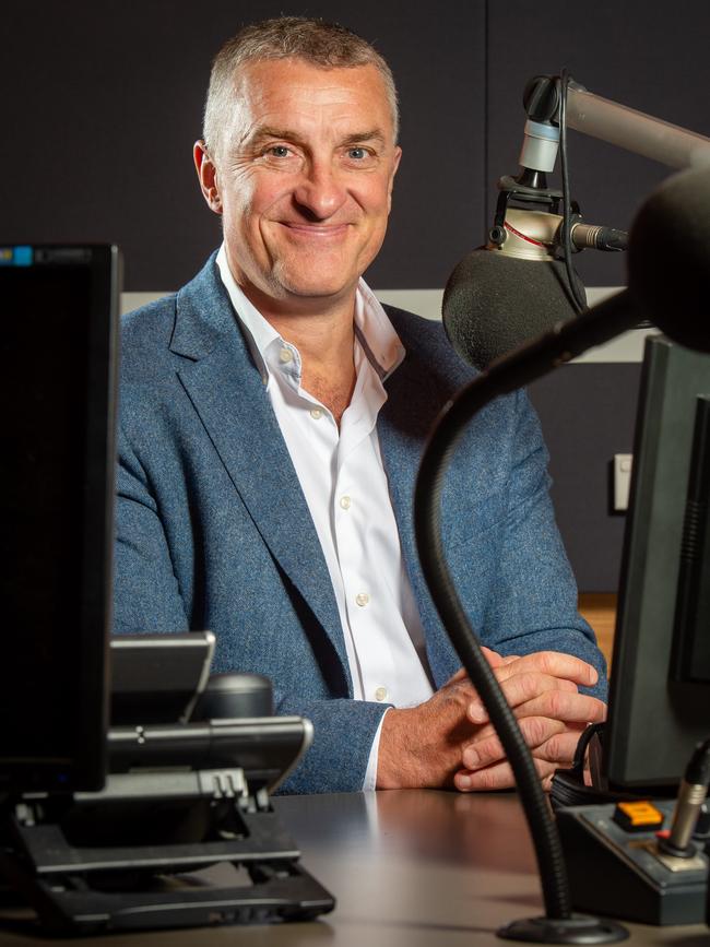 Tom Elliott at 3AW. Picture Jay Town