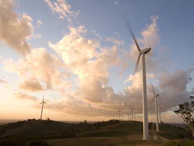 Cullerin Range Wind Farm in NSW.