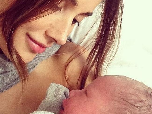 Rebecca Judd posted this photo of her new baby girl Billie on Instagram.