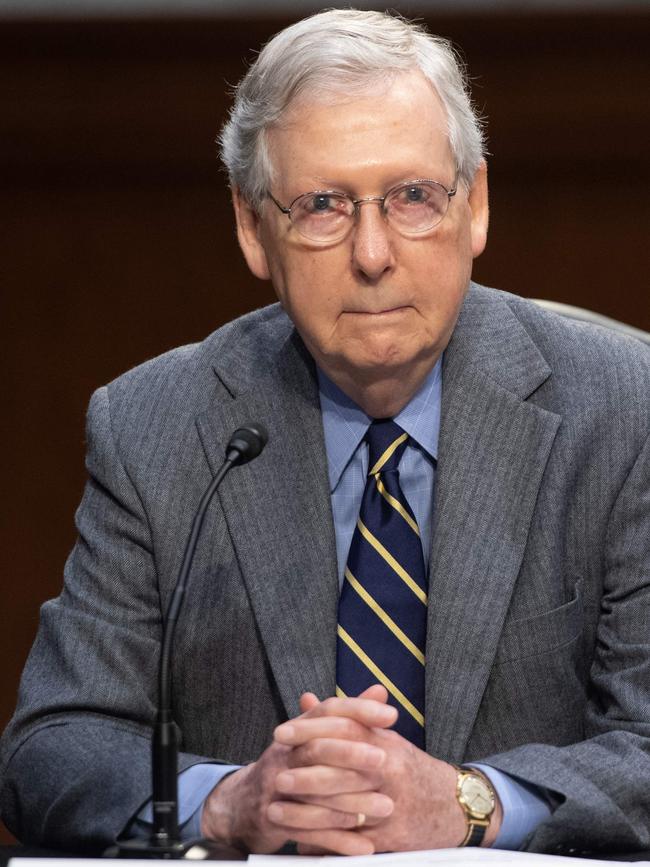 US Senate Majority Leader Mitch McConnell. Picture: AFP