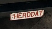 NT funny number plate, HERDDAT. Picture: Facebook / NT Number Plates