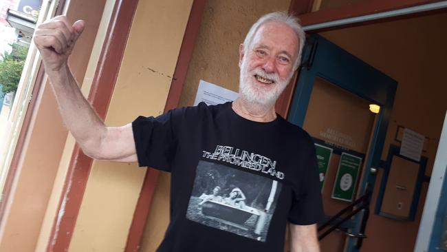 Filmmaker Peter Geddes at a recent showing of The Promised Land. Photo: Janine Watson