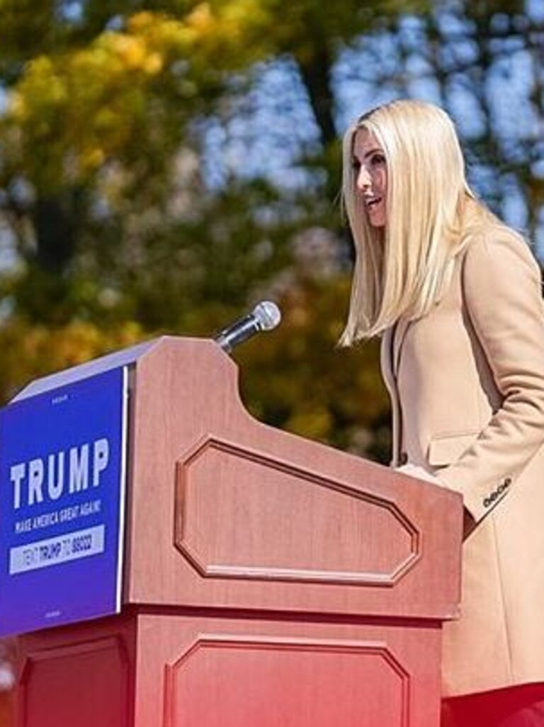 Ivanka campaigns in Youngstown, Ohio.