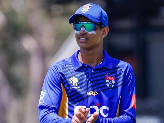 Arnav Yadav has been in a rich vein of form over the closing rounds. Picture: Sydney University Cricket Club