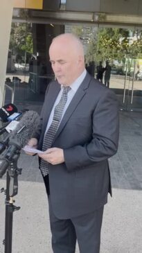 Former SAPOL Assistant Commissioner reads heartfelt statement from Stevens family