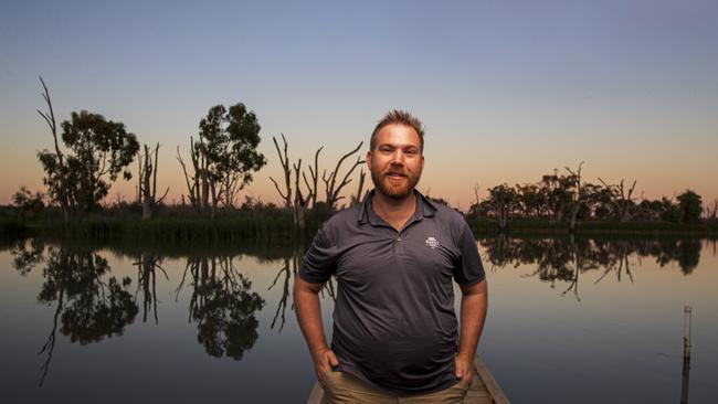 Banrock Station ranger ecologist Tim Field, at Kingston on Murray. Picture: Matt Turner