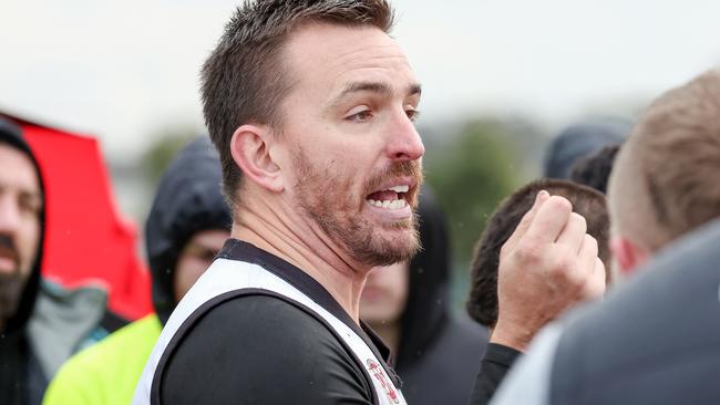 Outgoing Roxburgh Park coach Micheal Farrelly.Picture: George Sal