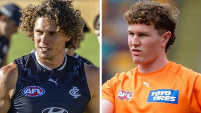 Charlie Curnow and Tom Green are in doubt for Round 1.