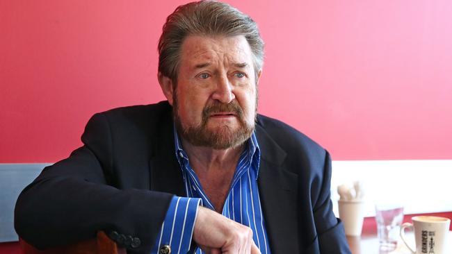 Derryn Hinch, who has been in jail several times for publicly naming pedophiles, isn’t coy about his stretch in the cooler. Picture: Scott Barbour