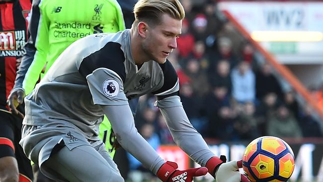 Loris Karius has had a shaky start to his Anfield career.