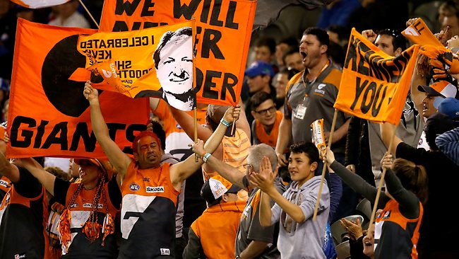 GWS GIANTS Mascot for the Day | Daily Telegraph