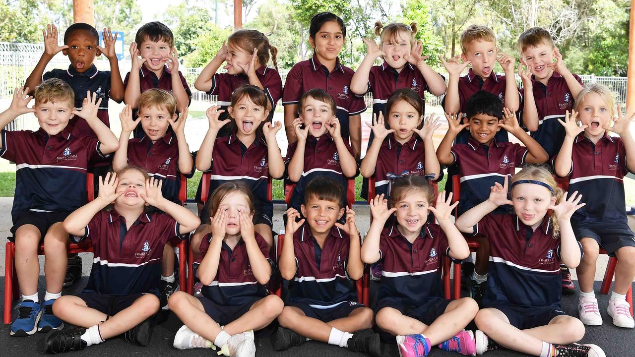 MY FIRST YEAR: Fraser Coast Anglican College Prep Wombats. Picture: Patrick Woods.