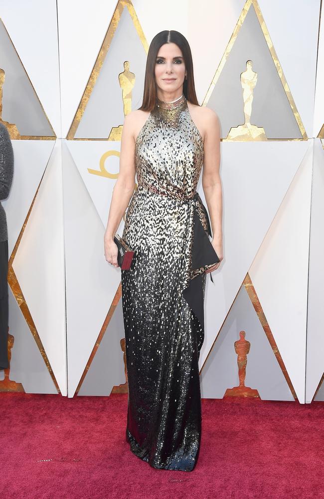 Sandra Bullock at the 90th Annual Academy Awards in March, 2018. Photo: Getty Images