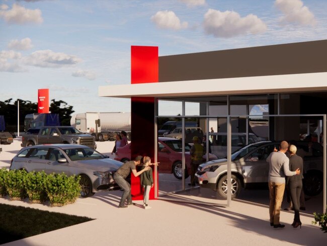 A development application has been lodged for a revamp of Northern Rivers Isuzu at South Lismore.