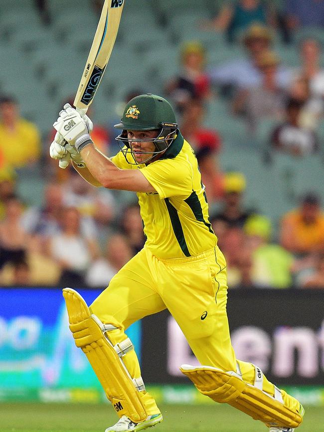 Travis Head playing for Australia against England in one-day series against  England at Adelaide Oval in  January 26. Picture: Daniel Kalisz/Getty