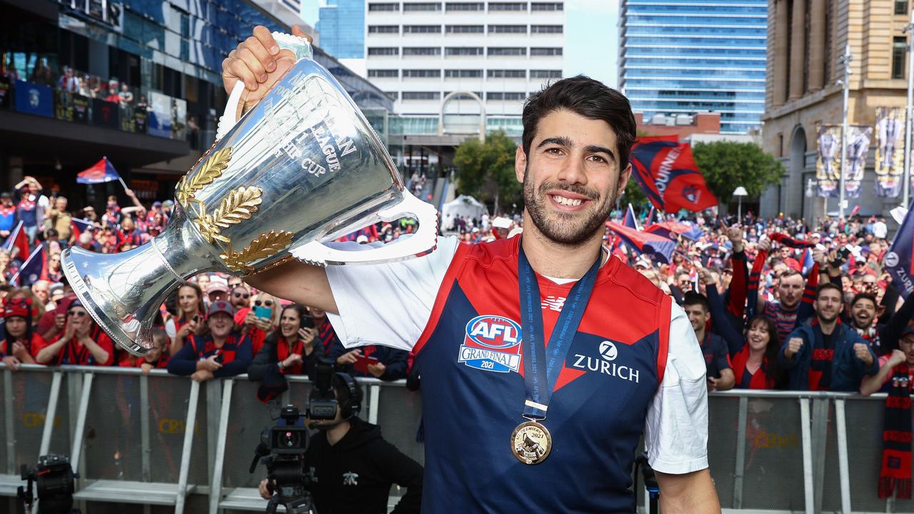 Christian Petracca had the record in a Grand Final with 40 disposals... and then he didn’t. Photo by Michael Klein