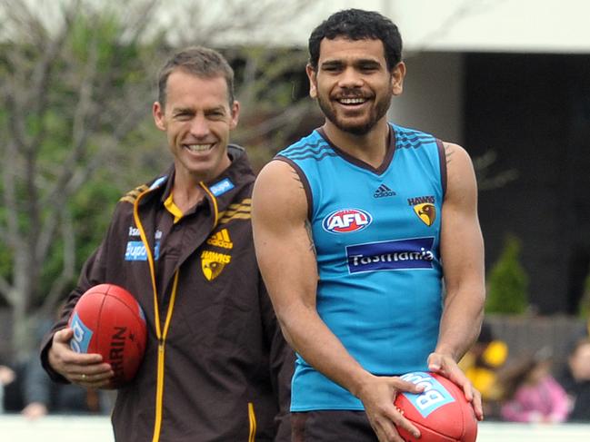 Rioli told Clarkson he was interested about the possibility of playing under him at GWS Giants or North Melbourne.