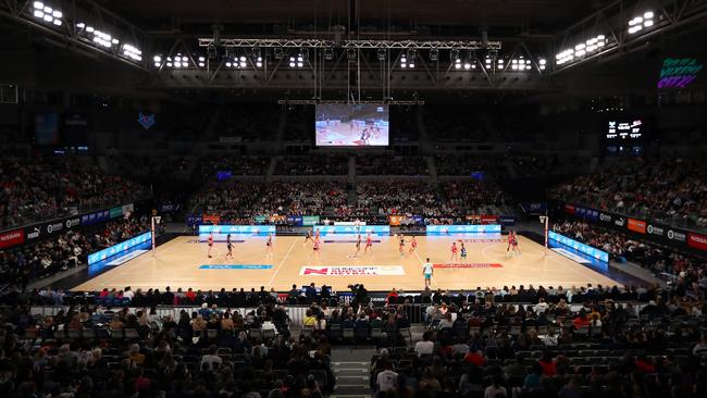 Melbourne Vixens regular home at Melbourne Arena is unavailable for the first week of the Super Netball semi-finals. Picture: Getty Images