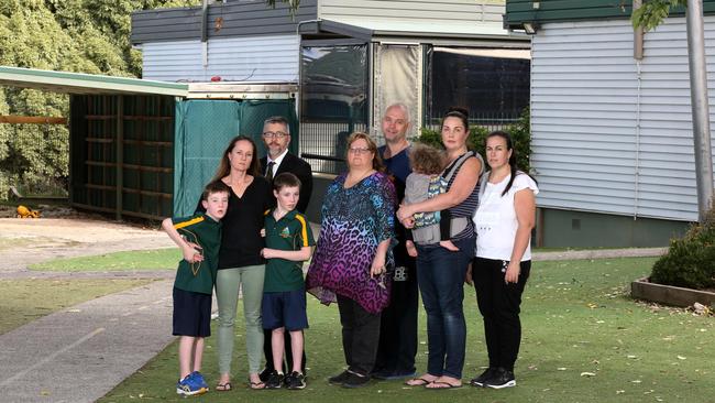 Yarra Ranges Special Development School staff and students are stuck in portable classrooms. Picture: Stuart Milligan