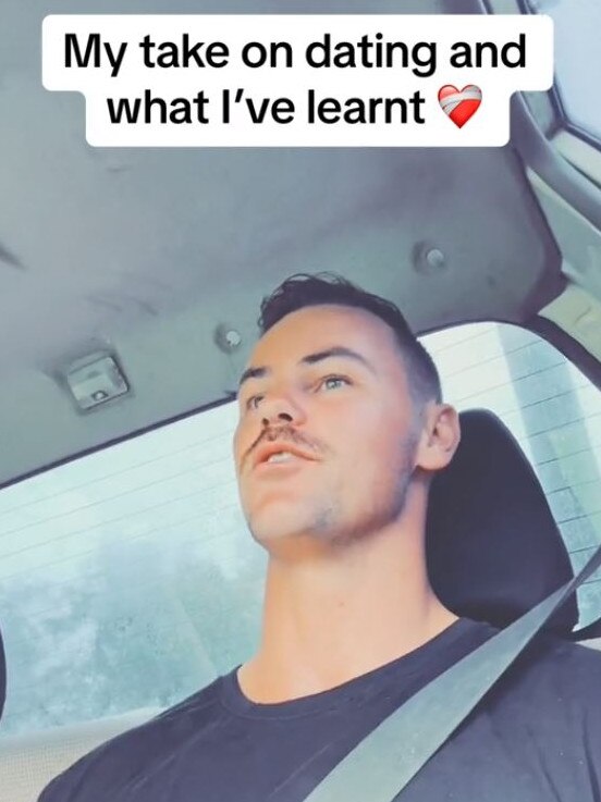 Dylan took to TikTok to reveal what he has learnt from dating. Picture: TikTok / @bigdyl07