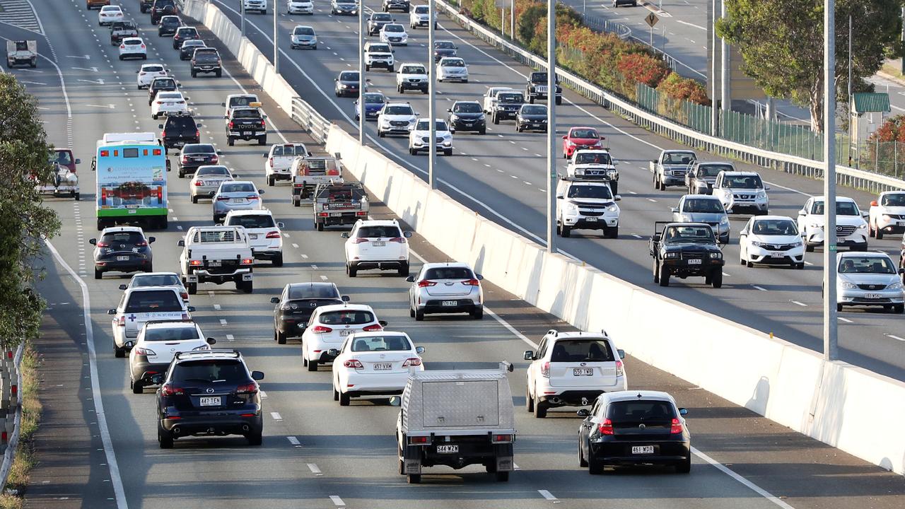 Police will be patrolling the M1 looking for drivers engaged in non-essential travel. Picture: Nigel Hallett.