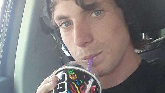 Brayden Riley Crammond, 20, drank three cups of goon before getting behind the wheel of his ute, less than a year after his brother died in a horror car crash. Picture: Facebook/Supplied