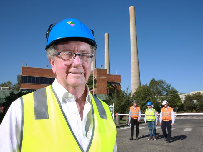 Trevor St Baker , Chairman of Delta Electricity , at Vales Point power station