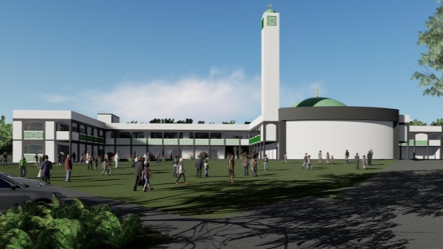 An artist impression of the men’s section in the proposed expansion of Al-Madinah Mosque in Leppington. Pictures: Planning documents