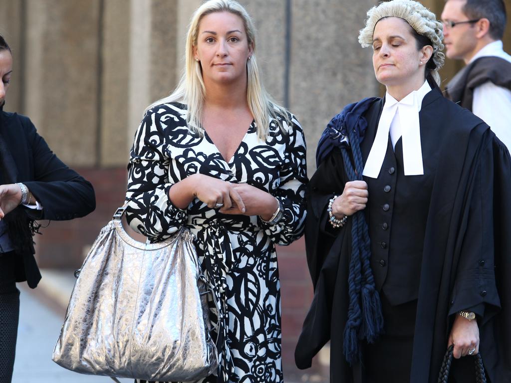 Lane, pictured leaving the Supreme Court during her trial, has continued to try to prosecute her case in the media despite two failed appeals.