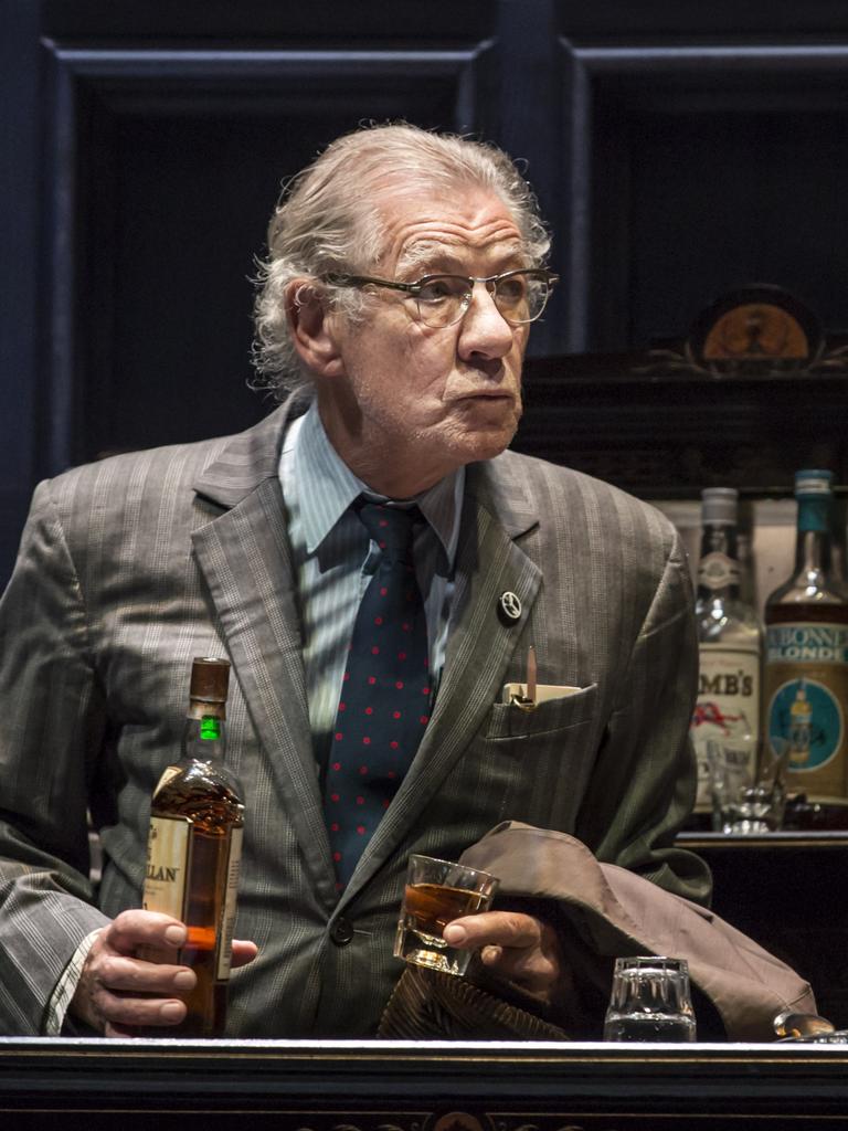 Ian McKellen (seen here in another production) has been rushed to hospital. Picture: Johan Persson